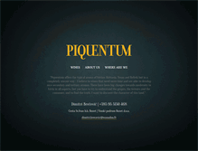 Tablet Screenshot of piquentum.com